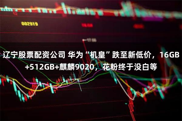 辽宁股票配资公司 华为“机皇”跌至新低价，16GB+512GB+麒麟9020，花粉终于没白等